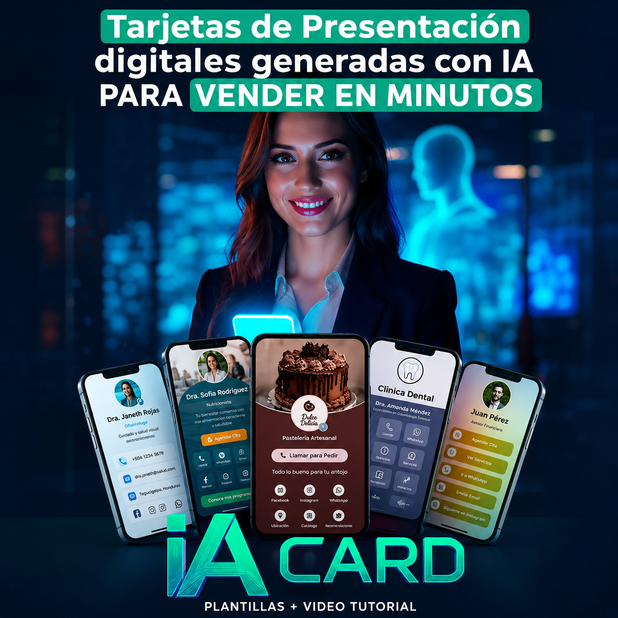 Tarjetas de presentación digitales IACard